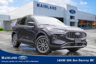 <p><strong><span style=font-family:Arial; font-size:18px;>Step into the future with the 2024 Ford Escape PHEV, a beacon of modern sophistication and efficiency..</span></strong></p> <p><strong><span style=font-family:Arial; font-size:18px;>Luxuriously coated in a striking black hue, this SUV is more than just a pretty face..</span></strong> <br> Its the epitome of form meeting function in the most captivating way.. The power of our Escape lies within its 2.5L 4-cylinder CVT engine, a masterstroke of engineering genius.</p> <p><strong><span style=font-family:Arial; font-size:18px;>But dont be fooled by its power, for its wrapped in a velvet glove of smoothness..</span></strong> <br> Why, you ask? Because this brand-new marvel is a PHEV  a plug-in hybrid electric vehicle.. Its a sleek, eco-friendly chariot thats ready to whisk you away on countless adventures, without leaving a heavy carbon footprint behind.</p> <p><strong><span style=font-family:Arial; font-size:18px;>Slide into the plush black interior, where comfort meets cutting-edge technology..</span></strong> <br> From the Vista Roof offering unparalleled views of the sky, to the Class II Tow Package ready for your weekend getaways, this SUV is full of surprises.. And with the Remote Start, your Escape will be warmed up and ready to roll whenever you are!

Safety comes standard with features like ABS brakes, traction control, and multiple airbags.</p> <p><strong><span style=font-family:Arial; font-size:18px;>But it goes beyond that..</span></strong> <br> With the Traffic Sign Information System, youll always be informed and ready for the roads challenges.. And the Acoustic Pedestrian Protection ensures that even in silent electric mode, those around you will know youre coming.</p> <p><strong><span style=font-family:Arial; font-size:18px;>Theres nothing like the convenience of smart device integration and a Tracker System for when you cant remember where you parked at the mega-mall..</span></strong> <br> And we all know thats happened to the best of us!

At Mainland Ford, we speak your language! Whether youre a newbie just starting your car journey, or a seasoned road warrior, were here to help you navigate the path to your perfect vehicle.. And dont worry about any tech jargon.</p> <p><strong><span style=font-family:Arial; font-size:18px;>Well explain everything in plain English...or Spanish...or French...or even Klingon if thats your thing!

Heres a funny anecdote for you: Why dont cars ever get lost? Because they always keep to their own lane! But seriously, with the Escapes navigation system, you never have to worry about getting lost..</span></strong> <br> So, take the leap and treat yourself to the 2024 Ford Escape PHEV.. Its more than just a car, its a lifestyle, an eco-conscious statement, and a testament to your impeccable taste.</p> <p><strong><span style=font-family:Arial; font-size:18px;>Remember, lifes too short for boring cars! Test drive this untouched beauty today at Mainland Ford..</span></strong> <br> Youll be glad you did!</p><hr />
<p><br />
To apply right now for financing use this link : <a href=https://www.mainlandford.com/credit-application/ target=_blank>https://www.mainlandford.com/credit-application/</a><br />
<br />
Book your test drive today! Mainland Ford prides itself on offering the best customer service. We also service all makes and models in our World Class service center. Come down to Mainland Ford, proud member of the Trotman Auto Group, located at 14530 104 Ave in Surrey for a test drive, and discover the difference!<br />
<br />
***All vehicle sales are subject to a $599 Documentation Fee, $149 Fuel Surcharge, $599 Safety and Convenience Fee, $500 Finance Placement Fee plus applicable taxes***<br />
<br />
VSA Dealer# 40139</p>

<p>*All prices are net of all manufacturer incentives and/or rebates and are subject to change by the manufacturer without notice. All prices plus applicable taxes, applicable environmental recovery charges, documentation of $599 and full tank of fuel surcharge of $76 if a full tank is chosen.<br />Other items available that are not included in the above price:<br />Tire & Rim Protection and Key fob insurance starting from $599<br />Service contracts (extended warranties) for up to 7 years and 200,000 kms<br />Custom vehicle accessory packages, mudflaps and deflectors, tire and rim packages, lift kits, exhaust kits and tonneau covers, canopies and much more that can be added to your payment at time of purchase<br />Undercoating, rust modules, and full protection packages<br />Flexible life, disability and critical illness insurances to protect portions of or the entire length of vehicle loan?im?im<br />Financing Fee of $500 when applicable<br />Prices shown are determined using the largest available rebates and incentives and may not qualify for special APR finance offers. See dealer for details. This is a limited time offer.</p>