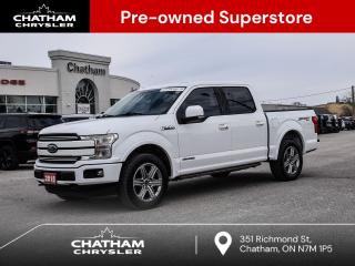 Used 2018 Ford F-150 Lariat LARIAT SUNROOF NAV BLIND SPORT ADAPTIVE CRUISE for sale in Chatham, ON