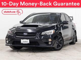 Used 2017 Subaru WRX Sport AWD w/ Rearview cam, Bluetooth, A/C for sale in Toronto, ON