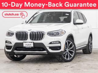 Used 2019 BMW X3 xDrive30i AWD w/ Apple CarPlay, Bluetooth, Nav for sale in Toronto, ON