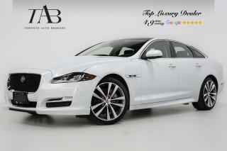 This Beautiful 2018 Jaguar XJ R-Sport is a local Ontario vehicle that blends elegant design, refined performance, and advanced technology. The XJ R-Sport offers dynamic driving dynamics, with precise steering, agile handling, and strong braking performance.

Key Features Includes:

- R-Sport 
- Navigation
- Bluetooth
- Backup Camera
- Panoramic Sunroof
- Meridian Surround Sound System
- Sirius XM Radio
- Heated Steering Wheel
- Front and Rear Heated Seats
- Front and Rear Ventilated Seats
- Cruise Control
- Collision Avoidance
- Blind Spot monitor
- 20" Alloy Wheels 

NOW OFFERING 3 MONTH DEFERRED FINANCING PAYMENTS ON APPROVED CREDIT. 

Looking for a top-rated pre-owned luxury car dealership in the GTA? Look no further than Toronto Auto Brokers (TAB)! Were proud to have won multiple awards, including the 2023 GTA Top Choice Luxury Pre Owned Dealership Award, 2023 CarGurus Top Rated Dealer, 2024 CBRB Dealer Award, the Canadian Choice Award 2024,the 2024 BNS Award, the 2023 Three Best Rated Dealer Award, and many more!

With 30 years of experience serving the Greater Toronto Area, TAB is a respected and trusted name in the pre-owned luxury car industry. Our 30,000 sq.Ft indoor showroom is home to a wide range of luxury vehicles from top brands like BMW, Mercedes-Benz, Audi, Porsche, Land Rover, Jaguar, Aston Martin, Bentley, Maserati, and more. And we dont just serve the GTA, were proud to offer our services to all cities in Canada, including Vancouver, Montreal, Calgary, Edmonton, Winnipeg, Saskatchewan, Halifax, and more.

At TAB, were committed to providing a no-pressure environment and honest work ethics. As a family-owned and operated business, we treat every customer like family and ensure that every interaction is a positive one. Come experience the TAB Lifestyle at its truest form, luxury car buying has never been more enjoyable and exciting!

We offer a variety of services to make your purchase experience as easy and stress-free as possible. From competitive and simple financing and leasing options to extended warranties, aftermarket services, and full history reports on every vehicle, we have everything you need to make an informed decision. We welcome every trade, even if youre just looking to sell your car without buying, and when it comes to financing or leasing, we offer same day approvals, with access to over 50 lenders, including all of the banks in Canada. Feel free to check out your own Equifax credit score without affecting your credit score, simply click on the Equifax tab above and see if you qualify.

So if youre looking for a luxury pre-owned car dealership in Toronto, look no further than TAB! We proudly serve the GTA, including Toronto, Etobicoke, Woodbridge, North York, York Region, Vaughan, Thornhill, Richmond Hill, Mississauga, Scarborough, Markham, Oshawa, Peteborough, Hamilton, Newmarket, Orangeville, Aurora, Brantford, Barrie, Kitchener, Niagara Falls, Oakville, Cambridge, Kitchener, Waterloo, Guelph, London, Windsor, Orillia, Pickering, Ajax, Whitby, Durham, Cobourg, Belleville, Kingston, Ottawa, Montreal, Vancouver, Winnipeg, Calgary, Edmonton, Regina, Halifax, and more.

Call us today or visit our website to learn more about our inventory and services. And remember, all prices exclude applicable taxes and licensing, and vehicles can be certified at an additional cost of $699.

Reviews:
  * Jaguar XJ owners tend to rave about unique, luxurious interior appointments, graceful and unique styling, the performance and sound of the XJs largely supercharged powerplant offerings, and a great sense of quality and attention to detail. The premium stereo systems, comfortable seats, and a gorgeous blend of power and comfort were all highly rated. Ditto the all-season performance from AWD-equipped models. Source: autoTRADER.ca