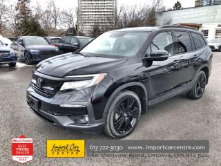 Used 2022 Honda Pilot Black Edition LEATHER, PANO ROOF, NAV, HTD. & COOL for sale in Ottawa, ON