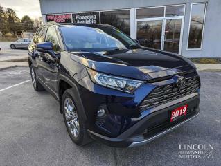 Heated Seats, Navigation, AWD, LOW KM, Sirius XM and More!

2019 Toyota RAV4 Limited Blueprint
LIMITED AWD 8-Speed Automatic 2.5L 4-Cylinder SMPI
AWD, Mocha w/SofTex Seat Trim.

Features!
-Adaptive Cruise Control
-Air Conditioning
-Security System
-All Wheel Drive
-AM/FM Stereo
-Auto Dimming Mirrors
-Auto On/Off Headlamps
-Child-Safety Locks
-Climate Control
-Cruise Control
-Daytime Running Lights
-Driver Side Airbag
-Fog Lights
-Heated Seats 
-Keyless Entry
-Lane Departure Warning
-Leather Interior
-Leather Wrap Wheel
-Navigation System
-Power Lift Gates
-Power Seating
-Premium Audio
-Privacy Glass
-Rain Sensor Wipers
-Rear Defroster
-Remote Trunk Release
-Reverse Park Assist/Parking Sensors
-Satellite Radio (Sirius XM)
-Stability Control
-Steering Wheel Audio Controls
-Traction Control

Book your test drive today! 

Come Visit us Today!
4735 King St. Beamsville, L3J 1E9

*All Lincoln Township Motor vehicles have a CarFax report. Please contact for more information*