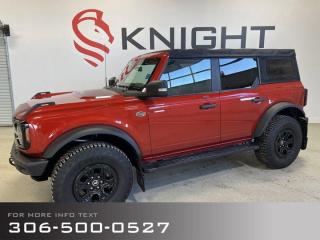Used 2023 Ford Bronco Wildtrak with High and Lux Pkgs for sale in Moose Jaw, SK