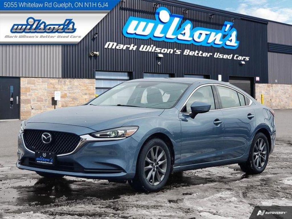 Used 2021 Mazda MAZDA6 GS-L, Leather, Sunroof, Radar Cruise, Heated Steering + Seats, CarPlay + Android, New Tires & Brakes for Sale in Guelph, Ontario