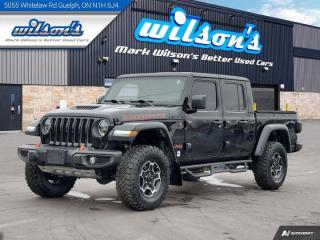 Used 2022 Jeep Gladiator Mojave 4X4, Leather, Heated Steering + Seats, Tow Pkg, LED Group, CarPlay + Android & Much More! for sale in Guelph, ON