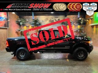 <strong>*** DIESEL RAM 2500 LIMITED CREW W/ 16K IN UPGRADES!! *** HEATED & COOLED LEATHER, HEATED WHEEL, REMOTE START, SUNROOF!! *** TONNEAU COVER, BEDLINER, ADAPTIVE CRUISE CONTROL!! *** </strong>Absolutely kitted out with factory upgrades and options!! Amazing condition inside and out with excellent history as reported by Carfax! 6.7L Cummins Snarls under hood so you can tow just about anything. This ones loaded...<strong>$16,000.00 IN FACTORY UPGRADES OVER A REGULAR LIMITED!! </strong>To be more exact, this beast of a truck is fitted with tons of amazing (and expensive) factory upgrades like <strong>REMOTE START</strong>......<strong>SUNROOF</strong>......Sport Colour Matched Bumpers & Flares......<b>RBP </b>Polished Exhaust......<b>RAM AIR REAR SUSPENSION</b>......<strong>HEATED STEERING WHEEL</strong>......<strong>A/C VENTILATED SEATS</strong>......<strong>NAVIGATION</strong>......<strong>POWER REAR SLIDING WINDOW</strong>......<strong>TONNEAU COVER</strong>......Spray-In <strong>BEDLINER</strong>......<strong>FIFTH WHEEL PREP</strong>......Power Drop Tailgate......<strong>POWER RUNNING BOARDS</strong>......Power Adjustable Seats w/ Lumbar Support......Soft <strong>LEATHER INTERIOR </strong>w/ Contrast Piping......Front & Rear <strong>HEATED SEATS</strong>......Power Adjustable Pedals......<strong>BIG 8.4 INCH TOUCHSCREEN </strong>w/ Apple CarPlay & Android Auto......Leather Sport Wheel w/ Media & Cruise Controls......<strong>ADAPTIVE CRUISE CONTROL</strong>......Push-Button Ignition......Dual Zone Climate......<strong>LED </strong>Marker & Taillights......<strong>HID </strong>Headlights......Ram Mud Flaps......Chrome Appearance Package (Grille, Mirrors, Handles, Accents)......Powerful <strong>6.7L CUMMINS TURBODIESEL </strong>Engine......6 Speed Automatic Transmission......<strong>TOW PACKAGE </strong>w/ 4-Pin & 7-Pin Connectors......Exhaust Brake (Jake Brake)......Tow/Haul Mode......Factory Integrated <strong>TRAILER BRAKE CONTROLLER</strong>......Optional New <strong>18 INCH FUEL ALLOY RIMS </strong>w/ <strong>37 X </strong><b>12.5-inch</b> Terramax A/T Tires!!<br /><br />PLEASE NOTE: AFTERMARKET WHEEL & TIRE PACKAGE (PICTURED) IS AVAILABLE AT AN ADDED COST, ADVERTISED PRICE INCLUDES FACTORY SET.<br /><br />This 3/4 Ton Ram comes with all original Books & Manuals, two sets of Keys & Fobs and Fitted All Weather Limited Floor Mats and balance of Factory <strong>RAM WARRANTY</strong>! Only 78,000 kms, now sale priced at just $65,300 with Financing & Extended Warranty available!! <br /><br /><br />Will accept trades. Please call (204)560-6287 or View at 3165 McGillivray Blvd. (Conveniently located two minutes West from Costco at corner of Kenaston and McGillivray Blvd.)<br /><br />In addition to this please view our complete inventory of used <a href=\https://www.autoshowwinnipeg.com/used-trucks-winnipeg/\>trucks</a>, used <a href=\https://www.autoshowwinnipeg.com/used-cars-winnipeg/\>SUVs</a>, used <a href=\https://www.autoshowwinnipeg.com/used-cars-winnipeg/\>Vans</a>, used <a href=\https://www.autoshowwinnipeg.com/new-used-rvs-winnipeg/\>RVs</a>, and used <a href=\https://www.autoshowwinnipeg.com/used-cars-winnipeg/\>Cars</a> in Winnipeg on our website: <a href=\https://www.autoshowwinnipeg.com/\>WWW.AUTOSHOWWINNIPEG.COM</a><br /><br />Complete comprehensive warranty is available for this vehicle. Please ask for warranty option details. All advertised prices and payments plus taxes (where applicable).<br /><br />Winnipeg, MB - Manitoba Dealer Permit # 4908                                                                               <p>Sold to another happy customer</p>