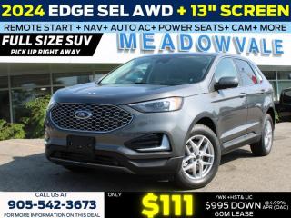 New 2024 Ford Edge SEL for sale in Mississauga, ON