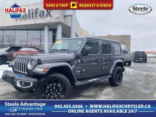 Used 2022 Jeep Wrangler 4xe Unlimited Sahara PLUG IN HYBRID!! for sale in Halifax, NS