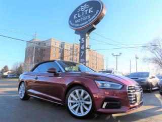 Used 2018 Audi A5 2.0T CONVERTIBLE-PROGRESSIV-33,000KM ONLY !! for sale in Burlington, ON