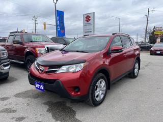 The 2015 Toyota RAV4 LE AWD is a top choice for those seeking a reliable and versatile SUV. This vehicle offers a spacious and comfortable interior, perfect for long road trips or daily commutes. Equipped with a backup camera, you can easily maneuver into tight parking spaces with confidence. Stay connected on the go with Bluetooth technology, allowing you to make hands-free calls and stream your favorite music. The heated seats provide added comfort during colder months, making every trip a cozy one. With its efficient engine and all-wheel drive capabilities, the RAV4 is ready for any adventure you have in mind. Dont miss out on the opportunity to own this exceptional vehicle. Upgrade your driving experience with the 2015 Toyota RAV4 LE AWD. 

G. D. Coates - The Original Used Car Superstore!
 
  Our Financing: We have financing for everyone regardless of your history. We have been helping people rebuild their credit since 1973 and can get you approvals other dealers cant. Our credit specialists will work closely with you to get you the approval and vehicle that is right for you. Come see for yourself why were known as The Home of The Credit Rebuilders!
 
  Our Warranty: G. D. Coates Used Car Superstore offers fully insured warranty plans catered to each customers individual needs. Terms are available from 3 months to 7 years and because our customers come from all over, the coverage is valid anywhere in North America.
 
  Parts & Service: We have a large eleven bay service department that services most makes and models. Our service department also includes a cleanup department for complete detailing and free shuttle service. We service what we sell! We sell and install all makes of new and used tires. Summer, winter, performance, all-season, all-terrain and more! Dress up your new car, truck, minivan or SUV before you take delivery! We carry accessories for all makes and models from hundreds of suppliers. Trailer hitches, tonneau covers, step bars, bug guards, vent visors, chrome trim, LED light kits, performance chips, leveling kits, and more! We also carry aftermarket aluminum rims for most makes and models.
 
  Our Story: Family owned and operated since 1973, we have earned a reputation for the best selection, the best reconditioned vehicles, the best financing options and the best customer service! We are a full service dealership with a massive inventory of used cars, trucks, minivans and SUVs. Chrysler, Dodge, Jeep, Ford, Lincoln, Chevrolet, GMC, Buick, Pontiac, Saturn, Cadillac, Honda, Toyota, Kia, Hyundai, Subaru, Suzuki, Volkswagen - Weve Got Em! Come see for yourself why G. D. Coates Used Car Superstore was voted Barries Best Used Car Dealership!