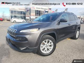 <b>Bluetooth,  Fog Lamps,  SiriusXM,  Air Conditioning!</b><br> <br>  Compare at $20590 - Our Price is just $19990! <br> <br>   Aiming to be more than just another run-of-the-mill crossover, the Cherokee brings a measure of ruggedness to the party in the way only a Jeep can, says Car and Driver. This  2016 Jeep Cherokee is for sale today in Manotick. <br> <br>When the freedom to explore arrives alongside exceptional value, the world opens up to offer endless opportunities. This is what you can expect with the Jeep Cherokee. With an exceptionally smooth ride and an award-winning interior, the Cherokee can take you anywhere in comfort and style. Experience adventure and discover new territories with the unique and authentically crafted Jeep Cherokee, a major player in Canadas best-selling SUV brand. This  SUV has 102,556 kms. Its  granite crystal metallic in colour  . It has an automatic transmission and is powered by a  271HP 3.2L V6 Cylinder Engine. <br> <br> Our Cherokees trim level is North. Rugged design defines this Jeep Cherokee North with a black grille and chrome surround. Other features for this model include power windows and doors, air conditioning, Uconnect with Bluetooth connectivity, fog lamps, a leather-wrapped steering wheel with audio and cruise control, automatic HID headlights, and more. This vehicle has been upgraded with the following features: Bluetooth,  Fog Lamps,  Siriusxm,  Air Conditioning. <br> To view the original window sticker for this vehicle view this <a href=http://www.chrysler.com/hostd/windowsticker/getWindowStickerPdf.do?vin=1C4PJMCS0GW288755 target=_blank>http://www.chrysler.com/hostd/windowsticker/getWindowStickerPdf.do?vin=1C4PJMCS0GW288755</a>. <br/><br> <br>To apply right now for financing use this link : <a href=https://CreditOnline.dealertrack.ca/Web/Default.aspx?Token=3206df1a-492e-4453-9f18-918b5245c510&Lang=en target=_blank>https://CreditOnline.dealertrack.ca/Web/Default.aspx?Token=3206df1a-492e-4453-9f18-918b5245c510&Lang=en</a><br><br> <br/><br> Buy this vehicle now for the lowest weekly payment of <b>$100.01</b> with $0 down for 60 months @ 10.99% APR O.A.C. ( Plus applicable taxes -  and licensing fees   ).  See dealer for details. <br> <br>If youre looking for a Dodge, Ram, Jeep, and Chrysler dealership in Ottawa that always goes above and beyond for you, visit Myers Manotick Dodge today! Were more than just great cars. We provide the kind of world-class Dodge service experience near Kanata that will make you a Myers customer for life. And with fabulous perks like extended service hours, our 30-day tire price guarantee, the Myers No Charge Engine/Transmission for Life program, and complimentary shuttle service, its no wonder were a top choice for drivers everywhere. Get more with Myers! <br>*LIFETIME ENGINE TRANSMISSION WARRANTY NOT AVAILABLE ON VEHICLES WITH KMS EXCEEDING 140,000KM, VEHICLES 8 YEARS & OLDER, OR HIGHLINE BRAND VEHICLE(eg. BMW, INFINITI. CADILLAC, LEXUS...)<br> Come by and check out our fleet of 40+ used cars and trucks and 100+ new cars and trucks for sale in Manotick.  o~o