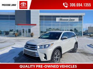Used 2019 Toyota Highlander LE LOCAL TRADE ACCIDENT FREE for sale in Moose Jaw, SK