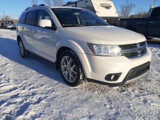 Used 2015 Dodge Journey RT AWD 7 Pass, Lthr, Sunroof, DVD, Remote, Htd Sea for sale in Edmonton, AB