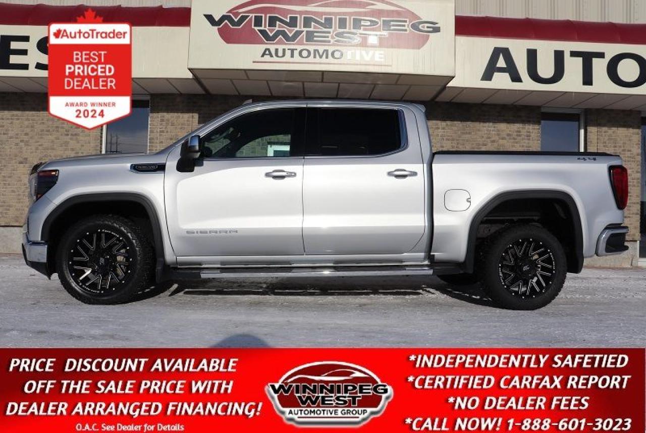 Used 2022 GMC Sierra 1500 SLE CREW 5.3L 4X4, LOADED, NEW DASH, SHOWS AS NEW! for sale in Headingley, MB