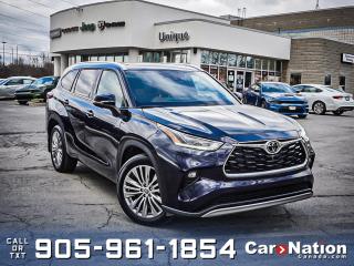 Used 2023 Toyota Highlander Platinum AWD| VERY LOW KM'S| PANO ROOF| LEATHER| for sale in Burlington, ON
