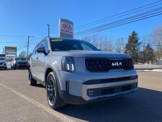 <span>From the start, the Kia Telluride has been on a winner simply based on its stunning design – few vehicles are so unmistakable on the road. But the Telluride offers so much more than style, whether its the powerful V6 and 5,000-pound towing capacity, the multi-mode all-wheel-drive system, the technological showcase, or the expansive three-row cabin. And the luxury. You cant forget the luxury.</span>




<span>The 2023 Kia Telluride X-Line includes a wide array of distinctly premium equipment: a 10-inch heads-up display, digital rearview mirror, Harman Kardon audio, dual-panel sunroof, a 12.3-inch Supervision instrument cluster, a 360-degree camera monitoring system, and Kias Digital Key 2 Touch. </span>




<span>This is just the beginning – the Telluride X-Line also features leather seating, memory settings for the driver 12-way power drivers seat, a power liftgate, proximity access/pushbutton start, wireless phone charging, heated/cooled front and second-row seats plus a heated steering wheel, remote start, Apple CarPlay/Android Auto, Driver Talk and Quiet cabin mode, and front/rear parking sensors. </span>




<span>The 2023 Telluride X-Lines distinguishing elements include 20-inch black alloys, body-coloured door handles, gloss black roof rails, a dark satin belt line and garnish, and an additional Tow mode for the driver select system. Dont forget the wide range of tech, as well, from Highway Drive Assist 2 to auto high beams, blind spot collision avoidance assist, safe exit assist, and rear occupant alert. </span>




<span style=font-weight: 400;>Thank you for your interest in this vehicle. Its located at Centennial Kia of Summerside, 670 Water Street, Summerside, PEI. We look forward to hearing from you; call us toll-free at 1-902-724-4542.</span>