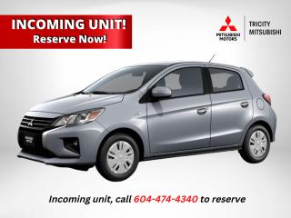New 2024 Mitsubishi Mirage ES - Heated Seats, Apple Carplay/Android Auto for sale in Coquitlam, BC