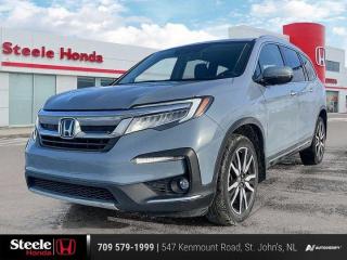 **Market Value Pricing**, AWD.Honda Certified Details:* 24 hours/day, 7 days/week* 7 year / 160,000 km Power Train Warranty whichever comes first. This is an additional 2 year/60,000 kms beyond the original factory Power Train warranty. Honda Certified Used Vehicles also have the option to upgrade to a Honda Plus Extended Warranty* 7 day/1,000 km exchange privilege whichever comes first* Vehicle history report. Access to MyHonda* Multipoint Inspection* Exclusive finance rates on Certified Pre-Owned Honda models2022 Honda Pilot Touring 7 Passenger Grey 4D Sport Utility AWD 3.5L V6 SOHC i-VTEC 24V 9-Speed AutomaticWith our Honda inventory, you are sure to find the perfect vehicle. Whether you are looking for a sporty sedan like the Civic or Accord, a crossover like the CR-V, or anything in between, you can be sure to get a great vehicle at Steele Honda. Our staff will always take the time to ensure that you get everything that you need. We give our customers individual attention. The only way we can truly work for you is if we take the time to listen.Our Core Values are aligned with how we conduct business and how we cultivate success. Our People: We provide a healthy, safe environment, that celebrates equity, diversity and inclusion. Our people come first. We support the ongoing development and growth of our employees to build lasting relationships. Integrity: We believe in doing the right thing, with integrity and transparency. We are committed to excellence and delivering the best experience for customers and employees. Innovation: Our continuous innovation will deliver the ultimate personal customer buying experience. We are committed to being industry leaders as a dynamic organization working to bring new, innovative solutions to serve the evolving needs of our customers. Community: Our passion for our business extends into the communities where we live and work. We believe in supporting sustainability and investing in community-focused organizations with a focus on family. Our three pillars of community sponsorship focus are mental health, sick kids, and families in crisis.