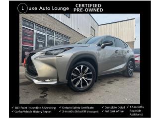 <p style=box-sizing: border-box; padding: 0px; margin: 0px 0px 1.375rem;>WOW!! Check out this FULLY EQUIPPED 2017 Lexus NX200 F-Sport!! Has the very desirable RED LEATHER INTERIOR! In addition to: blind sport monitor, WINTER TIRE/WHEEL PACKAGE!, power sunroof, navigation, heated power seats, back-up camera, bluetooth hands-free, SiriusXM satellite radio and power rear hatch!</p><p style=box-sizing: border-box; padding: 0px; margin: 0px 0px 1.375rem;><span style=box-sizing: border-box; caret-color: #333333; text-size-adjust: 100%; background-color: #ffffff;>This vehicle comes Luxe certified pre-owned, which includes: 180-point inspection & servicing, oil lube and filter change, minimum 50% material remaining on tires and brakes, Ontario safety certificate, complete interior and exterior detailing, Carfax Verified vehicle history report, guaranteed one key (additional keys may be purchased at time of sale), FREE 90-day SiriusXM satellite radio trial (on factory-equipped vehicles) & full tank of fuel!</span></p><p style=box-sizing: border-box; padding: 0px; margin: 0px 0px 1.375rem;><span style=box-sizing: border-box; caret-color: #333333; text-size-adjust: 100%; background-color: #ffffff;>Priced at ONLY $228 bi-weekly with $1500 down over 72 months at 7.99% (cost of borrowing is $1999 per $10000 financed) OR cash purchase price of $29900 (both prices are plus HST and licensing). Call today and book your test drive appointment!</span></p>