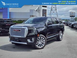 New 2024 GMC Yukon Denali 4x4, engine control stop/ start, 10.2 color touchscreen with google built in, adaptive cruise control for sale in Coquitlam, BC