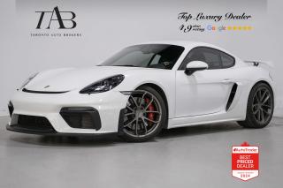 Used 2020 Porsche 718 Cayman GT4 | 6-SPEED | CARBON FIBER | 20 IN WHEELS for sale in Vaughan, ON