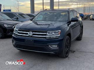 Used 2018 Volkswagen Atlas 3.6L Highline! Black Alloys! Clean CarFax! for sale in Whitby, ON
