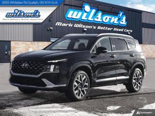 Used 2022 Hyundai Santa Fe Ultimate Calligraphy - AWD, Pano Sunroof, Quilted Leather, Heads Up Display, New Tires & Brakes for sale in Guelph, ON