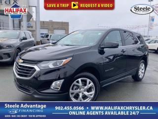 Recent Arrival!2020 Chevrolet Equinox LT Black 1.5L DOHC AWD 6-Speed Automatic Electronic with Overdrive**Live Market Value Pricing**, AWD, Air Conditioning, Alloy wheels, Apple CarPlay/Android Auto, Heated Driver & Front Passenger Seats, Power driver seat, Remote keyless entry, Steering wheel mounted audio controls.Top reasons for buying from Halifax Chrysler: Live Market Value Pricing, No Pressure Environment, State Of The Art facility, Mopar Certified Technicians, Convenient Location, Best Test Drive Route In City, Full Disclosure.Here at Halifax Chrysler, we are committed to providing excellence in customer service and will ensure your purchasing experience is second to none! Visit us at 12 Lakelands Boulevard in Bayers Lake, call us at 902-455-0566 or visit us online at www.halifaxchrysler.com *** We do our best to ensure vehicle specifications are accurate. It is up to the buyer to confirm details.***Awards:* IIHS Canada Top Safety Pick with specific headlights