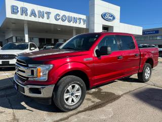 <p class=MsoNoSpacing><br />KEY FEATURES: 2018 F150 Crew, XLt, 300a, 4x4, Red, 3.5L v6 Engine, Grey Cloth seats, 17 wheels, Rear back up cam, sync 3, power windows power locks</p><p class=MsoNoSpacing><br />SERVICE/RECON – Full Safety Inspection completed, oil and filter change completed -<span style=mso-spacerun: yes;>  </span>Please contact us for more details.</p><p class=MsoNoSpacing><br />Price includes safety.<span style=mso-spacerun: yes;>  </span>We are a full disclosure dealership - ask to see this vehicles CarFax report.</p><p class=MsoNoSpacing><br />Please Call 519-756-6191, Email sales@brantcountyford.ca for more information and availability on this vehicle.<span style=mso-spacerun: yes;>  </span>Brant County Ford is a family-owned dealership and has been a proud member of the Brantford community for over 40 years!</p><p class=MsoNoSpacing><br />** See dealer for details.</p><p class=MsoNoSpacing>*Please note all prices are plus HST and Licencing.</p><p class=MsoNoSpacing>* Prices in Ontario, Alberta and British Columbia include OMVIC/AMVIC fee (where applicable), accessories, other dealer installed options, administration and other retailer charges.</p><p class=MsoNoSpacing>*The sale price assumes all applicable rebates and incentives (Delivery Allowance/Non-Stackable Cash/3-Payment rebate/SUV Bonus/Winter Bonus, Safety etc</p><p class=MsoNoSpacing>All prices are in Canadian dollars (unless otherwise indicated). Retailers are free to set individual prices</p>