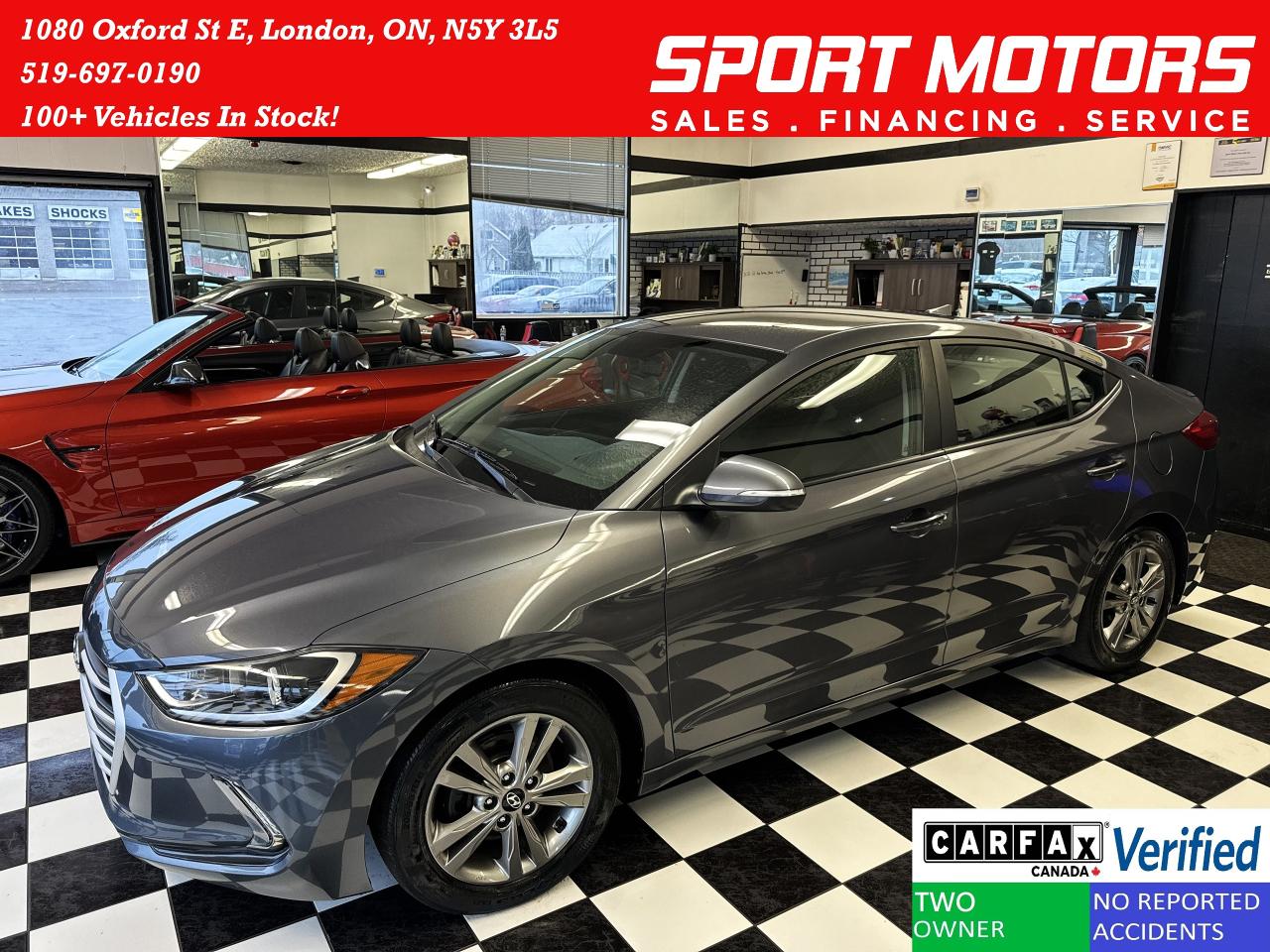 Used 2017 Hyundai Elantra GL+Camera+Heated Steering+Blind Spot+CLEAN CARFAX for sale in London, ON