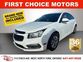 Used 2016 Chevrolet Cruze Limited LT ~MANUAL, FULLY CERTIFIED WITH WARRANTY!!!~ for sale in North York, ON