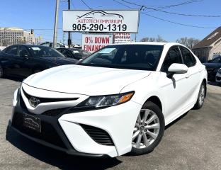 Used 2018 Toyota Camry SE Pearl White Leather/ Alloys / Heated Seats / Lane Departure / Collision Warning for sale in Mississauga, ON