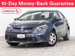 Used 2016 Toyota Corolla LE w/ Rearview Cam, Bluetooth, A/C for sale in Toronto, ON