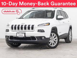 Used 2015 Jeep Cherokee Limited 4x4 w/ Uconnect, Bluetooth, Nav for sale in Toronto, ON