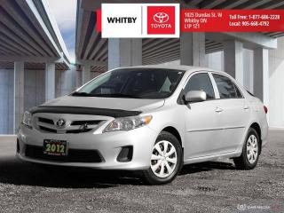 Used 2012 Toyota Corolla CE for sale in Whitby, ON