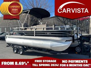 Used 2019 Sun Tracker Fishin' Barge 20 DLX 90HP WITH TRAILER for sale in Winnipeg, MB