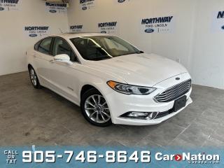 Used 2017 Ford Fusion SE HYBRID LUXURY | LEATHER | SUNROOF | NAVIGATION for sale in Brantford, ON