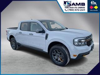 THE PRICE YOU SEE, PLUS GST. GUARANTEED! 2.0 LITER ECOBOOST ENGINE, ALL WHEEL DRIVE, TREMOR OFF-ROAD PACKAGE, REMOTE START, FORD PASS CONNECT, SYNC 3.       Check out the 2023 Maverick, Tremor AWD, that has now landed at Lamb Ford Sales. The 2023 Ford Maverick Tremor is a highly anticipated, off-road-focused variant of the popular Ford Maverick compact pickup truck. The Tremor package enhances the Mavericks capabilities for off-road adventures and rugged terrain, making it a versatile and capable option for outdoor enthusiasts.Under the hood, the 2023 Ford Maverick Tremor is powered by a 2.0 liter turbocharged EcoBoost four-cylinder engine mated to an eight-speed automatic transmission. This powertrain combination is expected to provide a good balance of performance and fuel efficiency, making the Maverick Tremor a practical and capable choice for off-road adventures.Do you want to know more about this vehicle, CALL, CLICK OR COME ON IN!*AMVIC Licensed Dealer; CarProof and Full Mechanical Inspection Included.