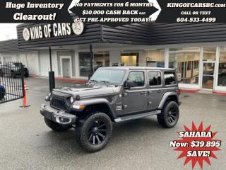 Used 2018 Jeep Wrangler Unlimited Sahara for sale in Langley, BC