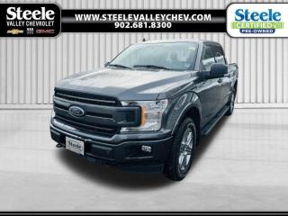 4WD, ABS brakes, Alloy wheels, Compass, Electronic Stability Control, Illuminated entry, Low tire pressure warning, Remote keyless entry, Traction control.New Price! Gba 2019 Ford F-150 XLT 4WD 10-Speed Automatic 3.5L V6 EcoBoost Come visit Annapolis Valleys GM Giant! We do not inflate our prices! We utilize state of the art live software technology to help determine the best price for our used inventory. That technology provides our customers with Fair Market Value Pricing!. Come see us and ask us about the Market Pricing Report on any of our used vehicles.Certified. Certification Program Details: 85 Point Inspection Fresh Oil Change 2 Years MVI Full Tank Of Gas Full Vehicle DetailSteele Valley Chevrolet Buick GMC offers a wide range of new and used cars to Kentville drivers. Our vehicles undergo a 117-point check before being put out for sale, and they also come with a warranty and an auto-check certified history. We also provide concise financing options to you. If local dealerships in your vicinity do not have the models and prices you are looking for, look no further and head straight to Steele Valley Chevrolet Buick GMC. We will make sure that we satisfy your expectations and let you leave with a happy face.Reviews:* Many owners say the F-150s wide selection of handy and high-tech features plays a major role in its appeal, with the advanced parking and trailer maneuvering systems being common favourites. A commanding driving position, very spacious cabin, and relatively easy-to-use control layouts round out the package. Performance typically rates highly as well, especially from the EcoBoost engines. Source: autoTRADER.ca