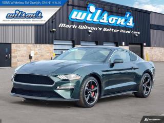 Used 2019 Ford Mustang BULLITT, 5.0L, Leather, Cue Ball Shifter, Nav, B&O Audio, BSM, Rear Camera, and more! for sale in Guelph, ON