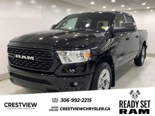 1500 BIG HORN CREW CAB 4X4 ( 1 Check out this vehicles pictures, features, options and specs, and let us know if you have any questions. Helping find the perfect vehicle FOR YOU is our only priority.P.S...Sometimes texting is easier. Text (or call) 306-994-7040 for fast answers at your fingertips!This Ram 1500 delivers a Gas/Electric V-6 3.6 L/220 engine powering this Automatic transmission. WHEELS: 20 X 9 ALUMINUM CHROME CLAD, TRANSMISSION: 8-SPEED AUTOMATIC (DFT), TRAILER TOW GROUP.*This Ram 1500 Comes Equipped with These Options *QUICK ORDER PACKAGE 23Z BIG HORN , TRAILER BRAKE CONTROL, TIRES: 275/55R20 ALL-SEASON LRR, REAR WHEELHOUSE LINERS, RADIO: UCONNECT 5 W/8.4 DISPLAY, MONOTONE PAINT, GVWR: 3,129 KGS (6,900 LBS), ENGINE: 3.6L PENTASTAR VVT V6 W/ETORQUE, DIAMOND BLACK CRYSTAL PEARLCOAT, DIAMOND BLACK CRYSTAL PEARL.* Visit Us Today *A short visit to Crestview Chrysler (Capital) located at 601 Albert St, Regina, SK S4R2P4 can get you a tried-and-true 1500 today!