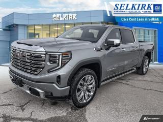 <b>Leather Seats,  Cooled Seats,  Bose Premium Audio,  Wireless Charging,  Heated Rear Seats!</b><br> <br> <br> <br>  No matter where you’re heading or what tasks need tackling, there’s a premium and capable Sierra 1500 that’s perfect for you. <br> <br>This 2024 GMC Sierra 1500 stands out in the midsize pickup truck segment, with bold proportions that create a commanding stance on and off road. Next level comfort and technology is paired with its outstanding performance and capability. Inside, the Sierra 1500 supports you through rough terrain with expertly designed seats and robust suspension. This amazing 2024 Sierra 1500 is ready for whatever.<br> <br> This sterling metallic Crew Cab 4X4 pickup   has a 10 speed automatic transmission and is powered by a  420HP 6.2L 8 Cylinder Engine.<br> <br> Our Sierra 1500s trim level is Denali. This premium GMC Sierra 1500 Denali comes fully loaded with perforated leather seats and authentic open-pore wood trim, exclusive exterior styling, unique aluminum wheels, plus a massive 13.4 inch touchscreen display that features wireless Apple CarPlay and Android Auto, a premium 7-speaker Bose audio system, SiriusXM, and a 4G LTE hotspot. Additionally, this stunning pickup truck also features heated and cooled front seats and heated second row seats, a spray-in bedliner, wireless device charging, IntelliBeam LED headlights, remote engine start, forward collision warning and lane keep assist, a trailer-tow package with hitch guidance, LED cargo area lighting, ultrasonic parking sensors, an HD surround vision camera plus so much more! This vehicle has been upgraded with the following features: Leather Seats,  Cooled Seats,  Bose Premium Audio,  Wireless Charging,  Heated Rear Seats,  Aluminum Wheels,  Remote Start. <br><br> <br>To apply right now for financing use this link : <a href=https://www.selkirkchevrolet.com/pre-qualify-for-financing/ target=_blank>https://www.selkirkchevrolet.com/pre-qualify-for-financing/</a><br><br> <br/> Weve discounted this vehicle $3948. See dealer for details. <br> <br>Selkirk Chevrolet Buick GMC Ltd carries an impressive selection of new and pre-owned cars, crossovers and SUVs. No matter what vehicle you might have in mind, weve got the perfect fit for you. If youre looking to lease your next vehicle or finance it, we have competitive specials for you. We also have an extensive collection of quality pre-owned and certified vehicles at affordable prices. Winnipeg GMC, Chevrolet and Buick shoppers can visit us in Selkirk for all their automotive needs today! We are located at 1010 MANITOBA AVE SELKIRK, MB R1A 3T7 or via phone at 204-482-1010.<br> Come by and check out our fleet of 80+ used cars and trucks and 190+ new cars and trucks for sale in Selkirk.  o~o