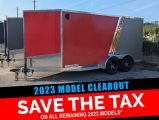 2023 Canadian Trailer Company 7x14 V Nose Cargo Trailer Aluminum Tandem Axle Photo10