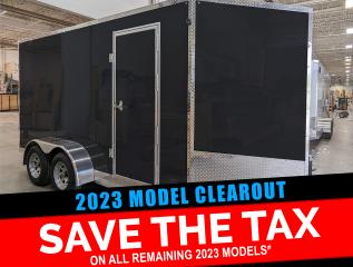 New 2023 Canadian Trailer Company 7x14 V Nose Cargo Trailer Aluminum Tandem Axle for sale in Guelph, ON