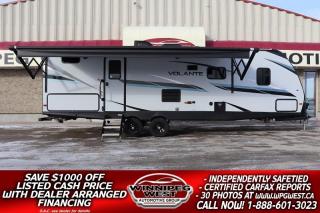 Used 2021 Crossroads RV Volante VL28BH 32.5FT BIG SLIDE REAR BUNKS, LOADED, AS NEW for sale in Headingley, MB