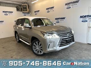 Used 2017 Lexus LX 570 LX570 | V8 | LEATHER | 4X4 | DVDS | SUNROOF | NAV for sale in Brantford, ON