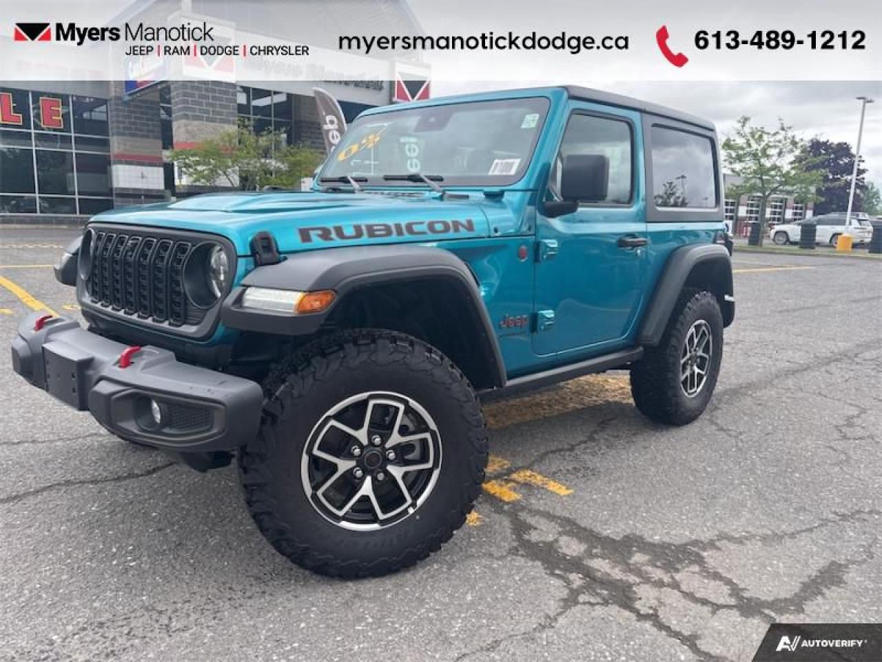 New 2024 Jeep Wrangler Rubicon  - Safety Group - Freedom Top for sale in Ottawa, ON