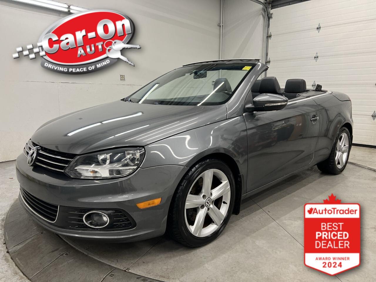 2012 Volkswagen Eos 2.0T COUPE SUNROOF CONVERTIBLE HARD-TOP | LEATHER Photo0